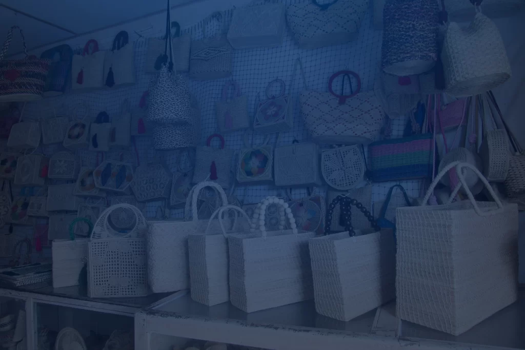 Canvas and jute bag